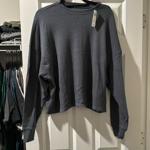 Abercrombie waffle long sleeve